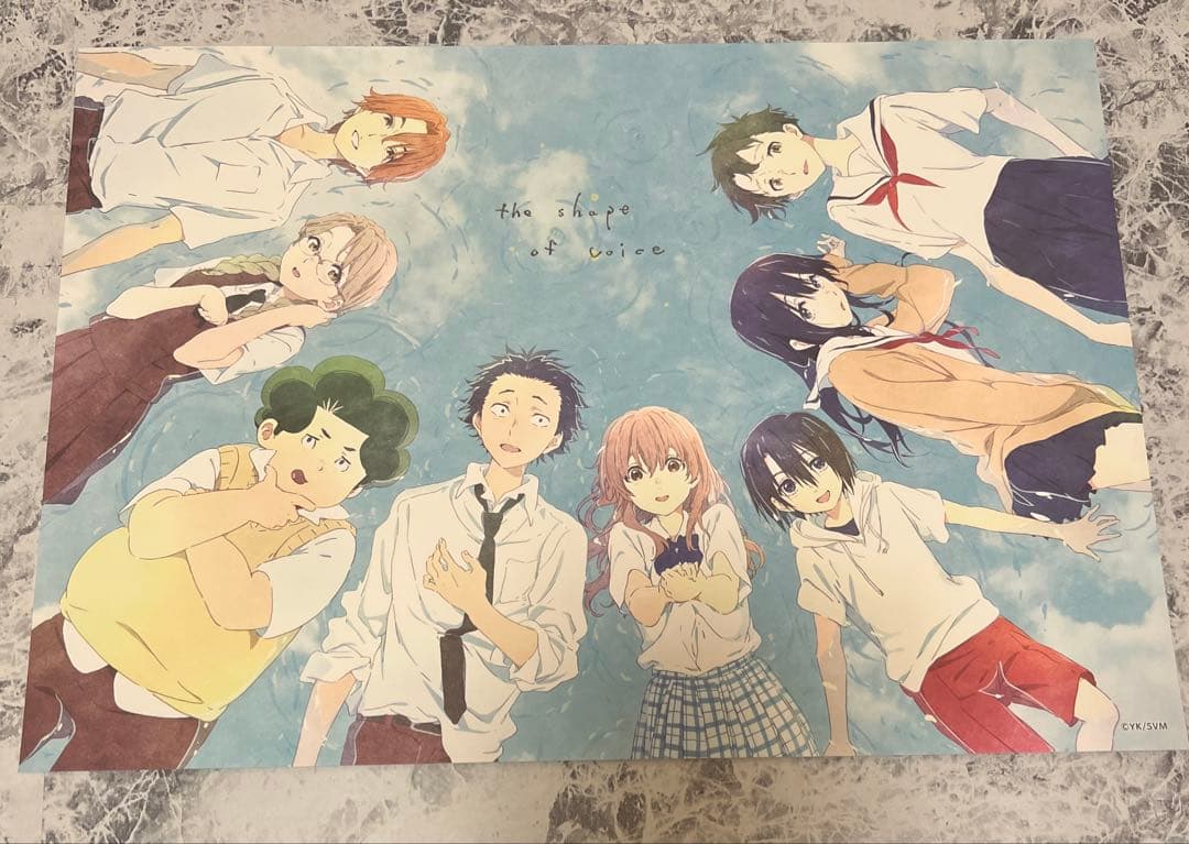 聲の形 京アニ 2016コミケ 限定 原画絵 ポスター 西宮硝子 11枚セット