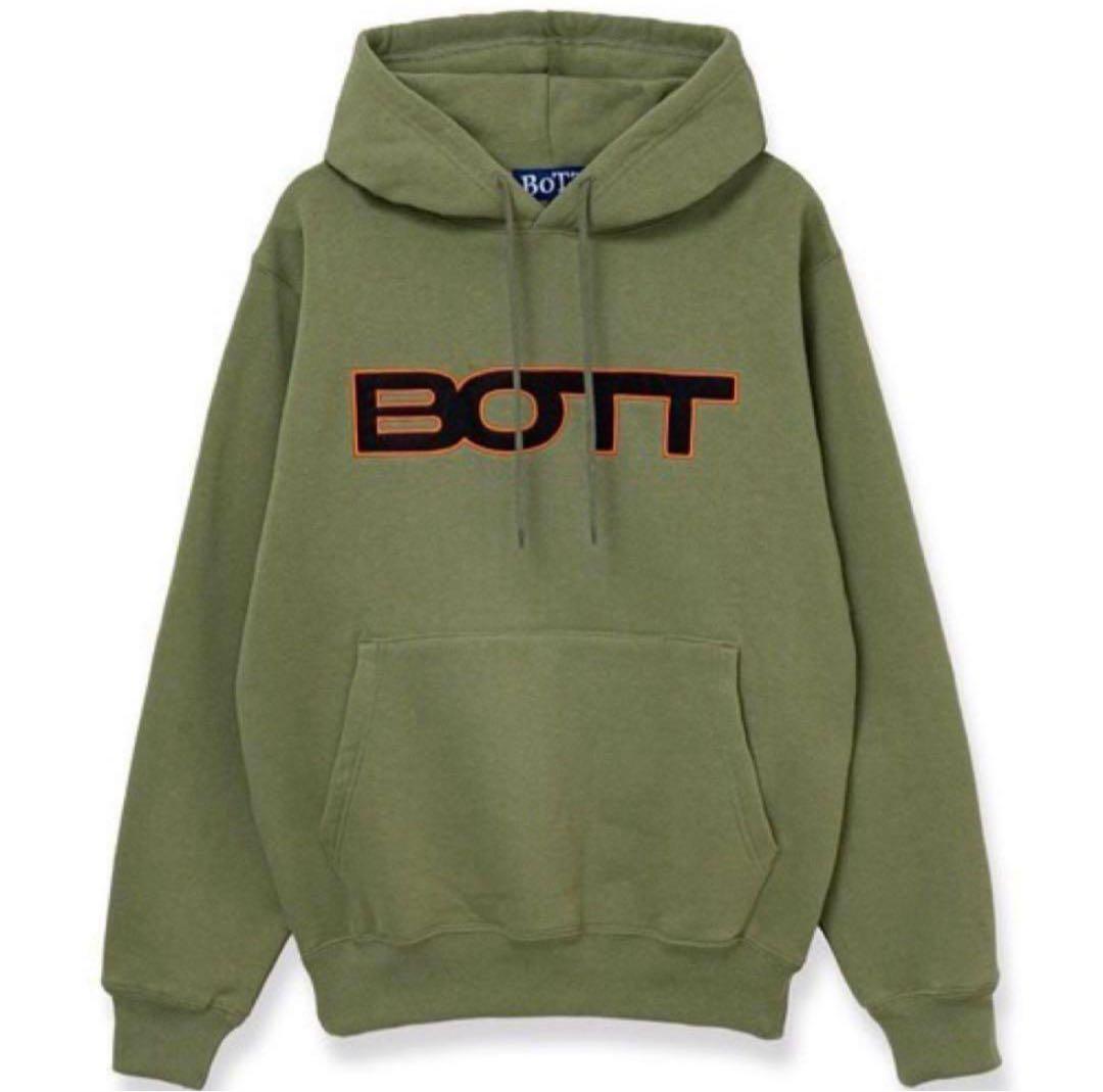 【大人気商品】BoTT カーキ V2LOGO HOODIE OLIVE パーカー