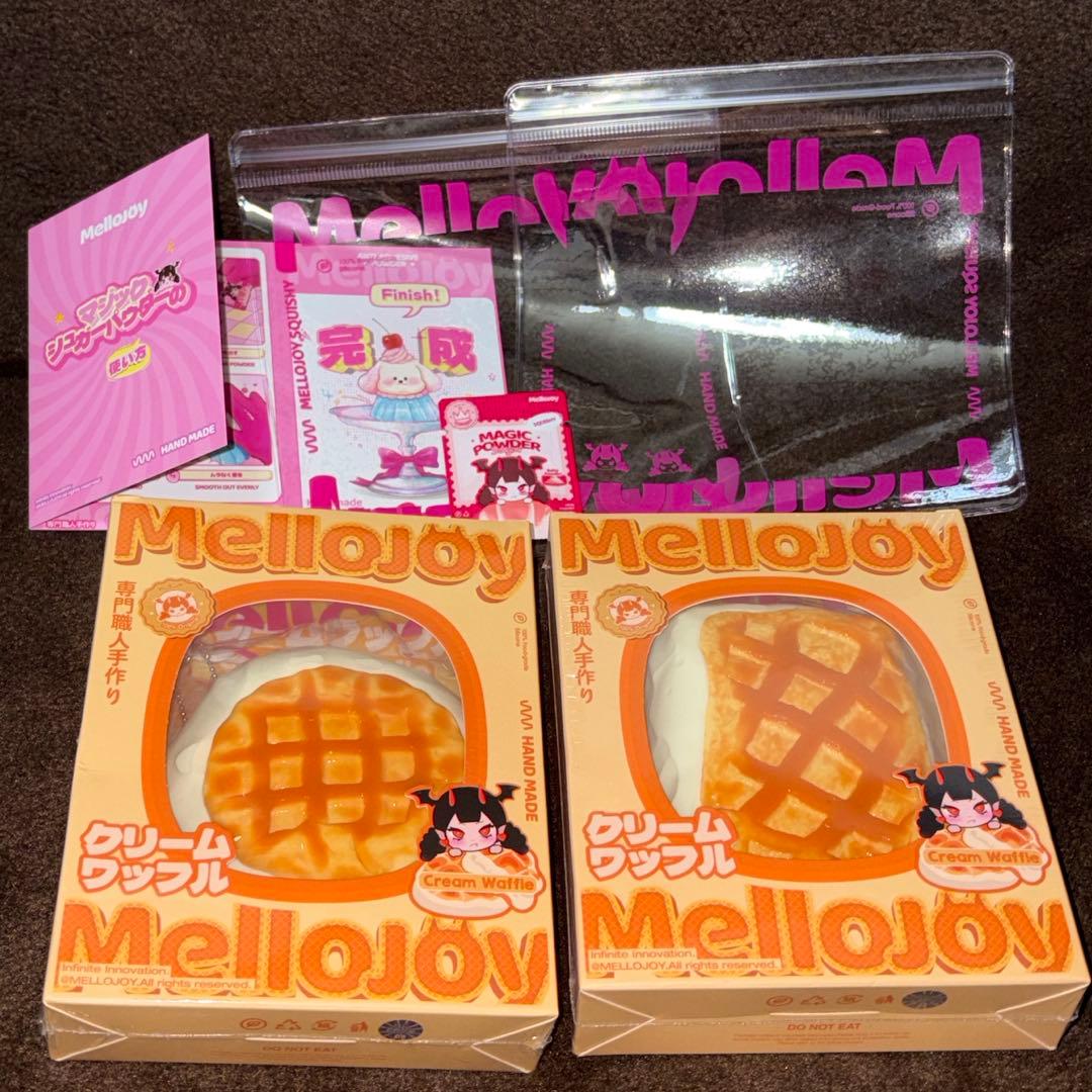 【最安値】新品 シュリ付き Mellojoy メロジョイ クリームワッフル 2個