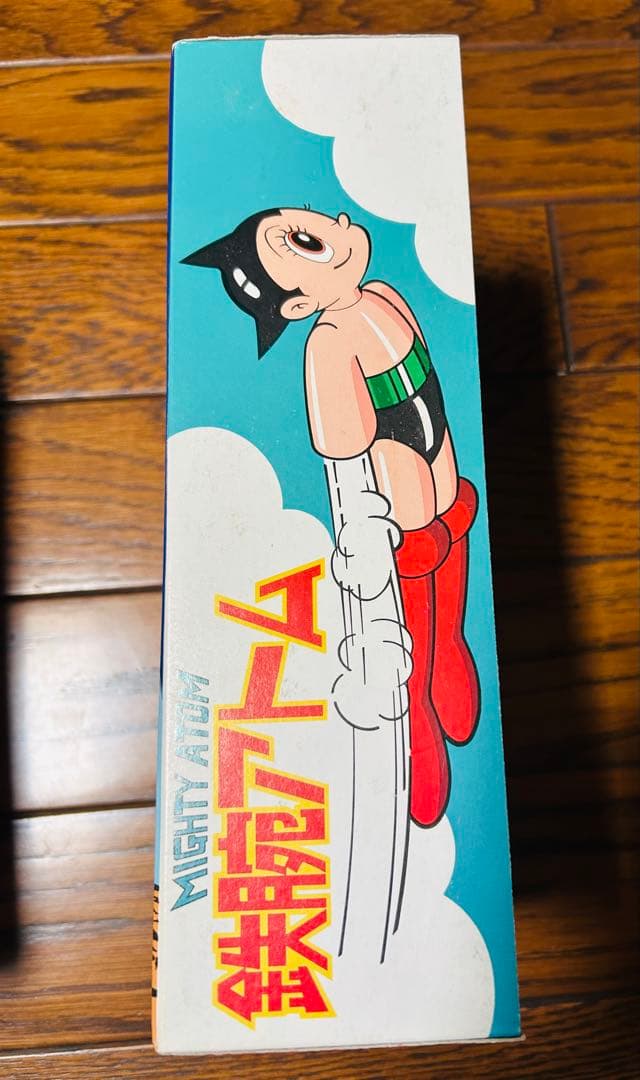 【美品】手塚プロダクション ビリケン商会 ゼンマイ　ブリキ 鉄腕アトム 箱入り