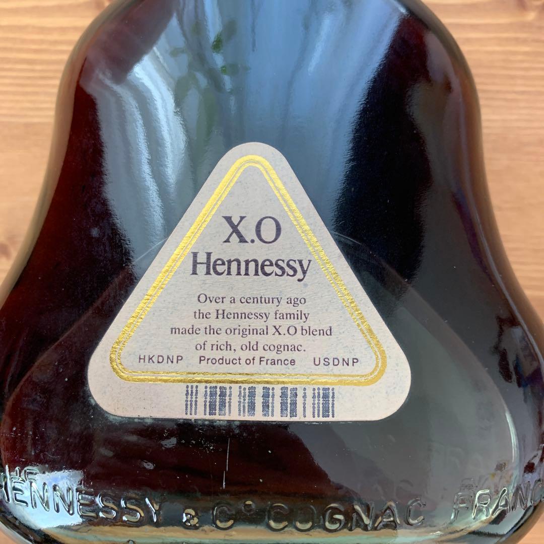 ヘネシーxo 金キャップ　グリーンボトル