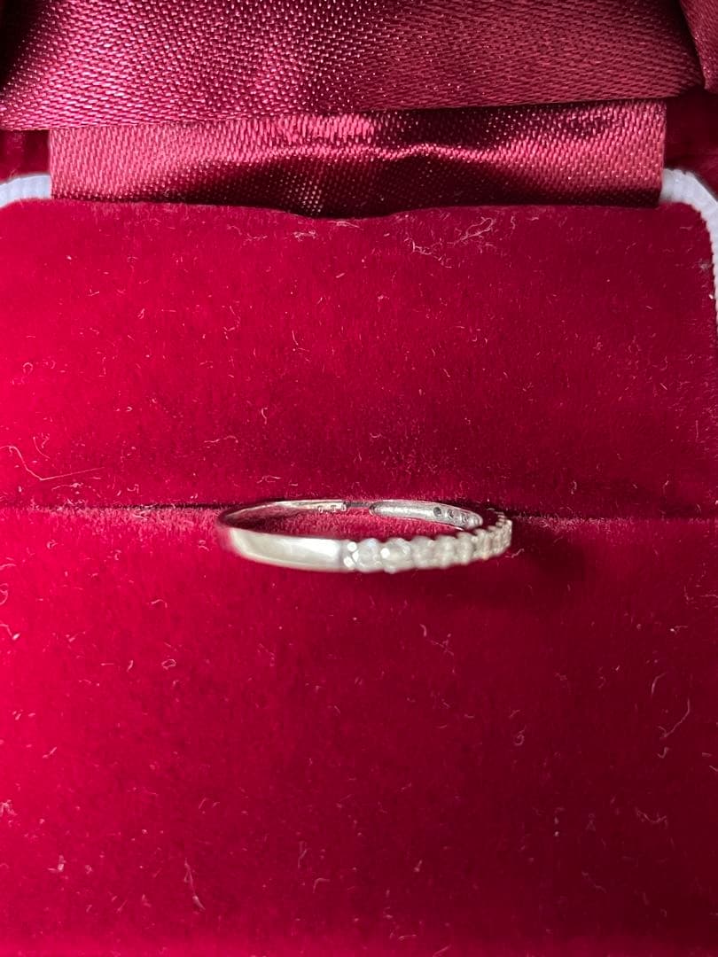 値下‼️プラチナ天然ダイヤモンドエタニティリング　Pt900 0.3ct