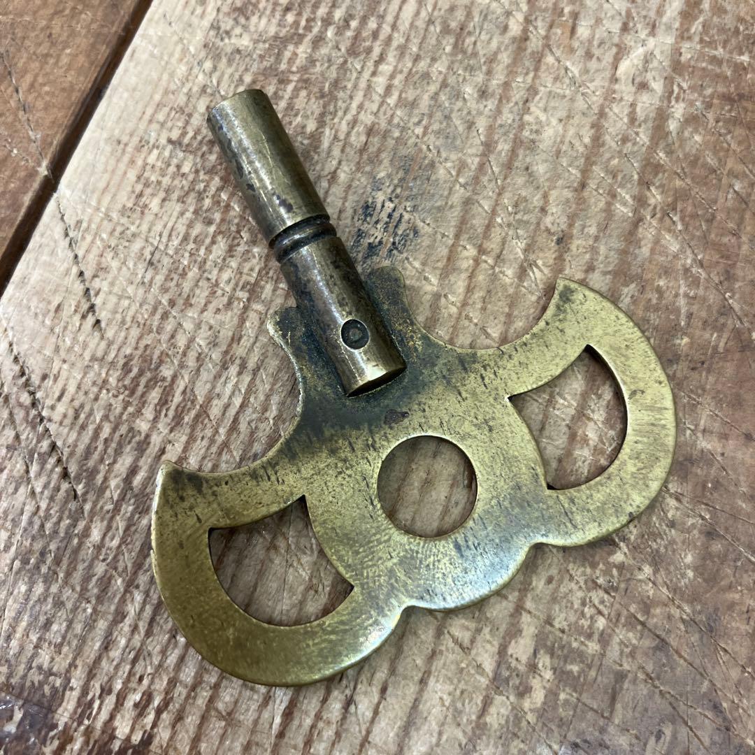 アンティーク 精工舎 スリゲル型 節硝子 TRADE MARK ゼンマイ式 時計