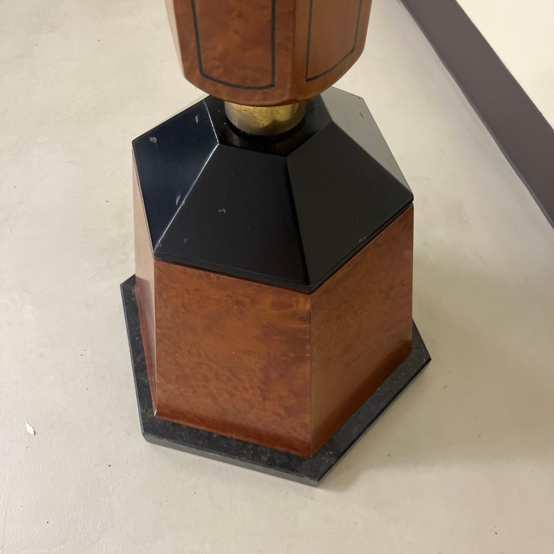 イタリア製鉛筆モチーフ￼木製大理石コートハンガーコート掛け