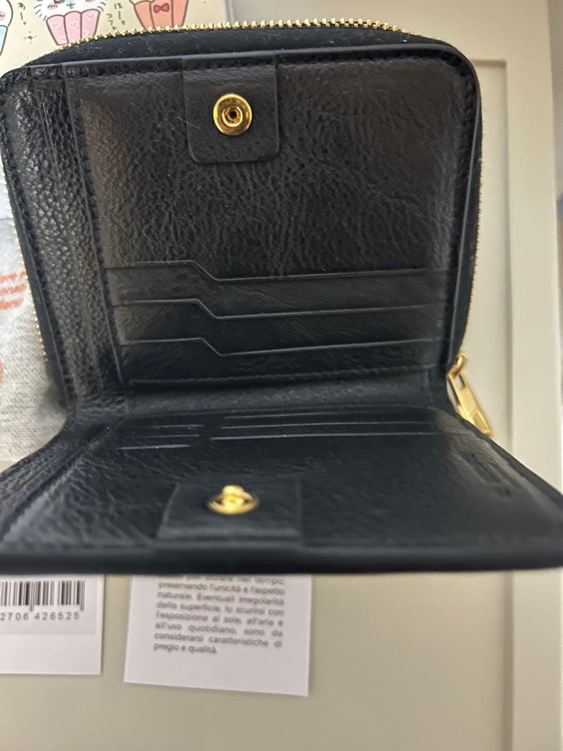 IL BISONTE 財布 BK238 UNブラック レザー ブラック