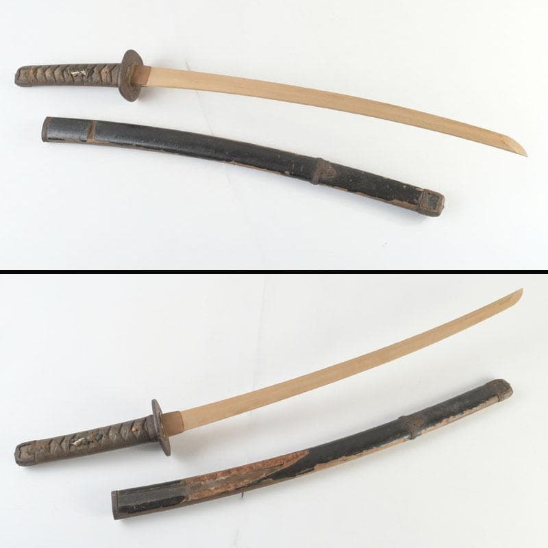 武具　刀装具　日本刀　木刀　模造刀　居合刀　2点まとめて　M　9453A