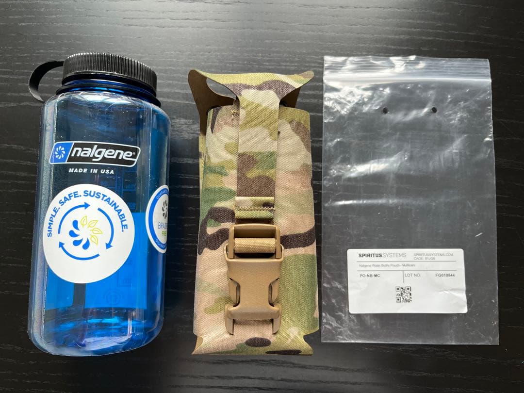 実物SpiritusSystems ナルゲンウォーターボトルポーチ ボトル付き②
