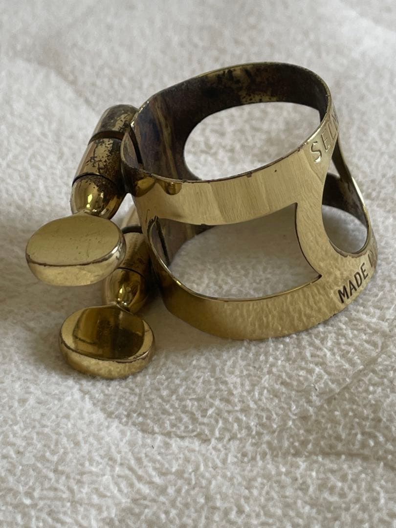 レア　セルマー　ソプラノサックス用　順締め　リガチャー&キャップ 非売品　美品