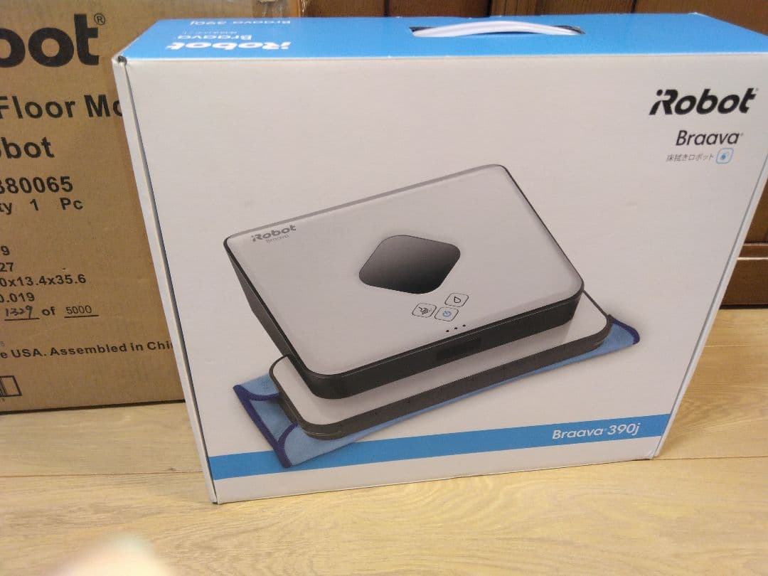 【新品電池交換済　使用1年】ブラーバ390j　B（2023年個装箱set