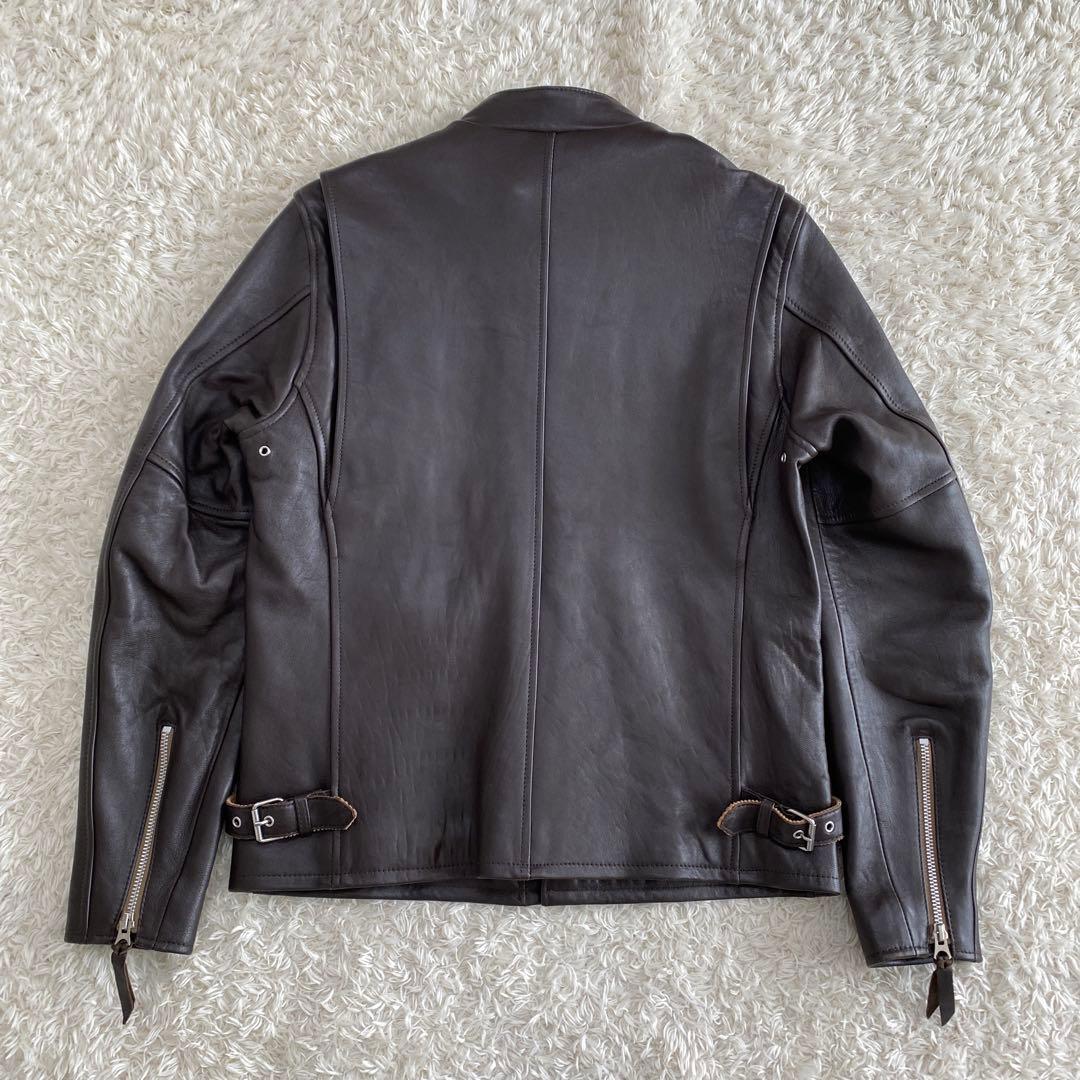 美品！Schott ソリッドクラシックレーサー シングルライダースジャケット