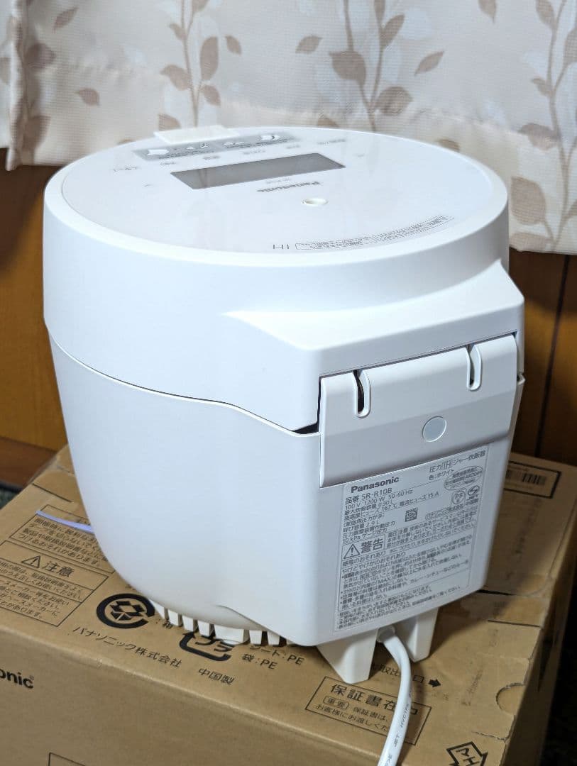 Panasonic 圧力IH炊飯器 SR-R10B 取説 元箱 保証書有 美品