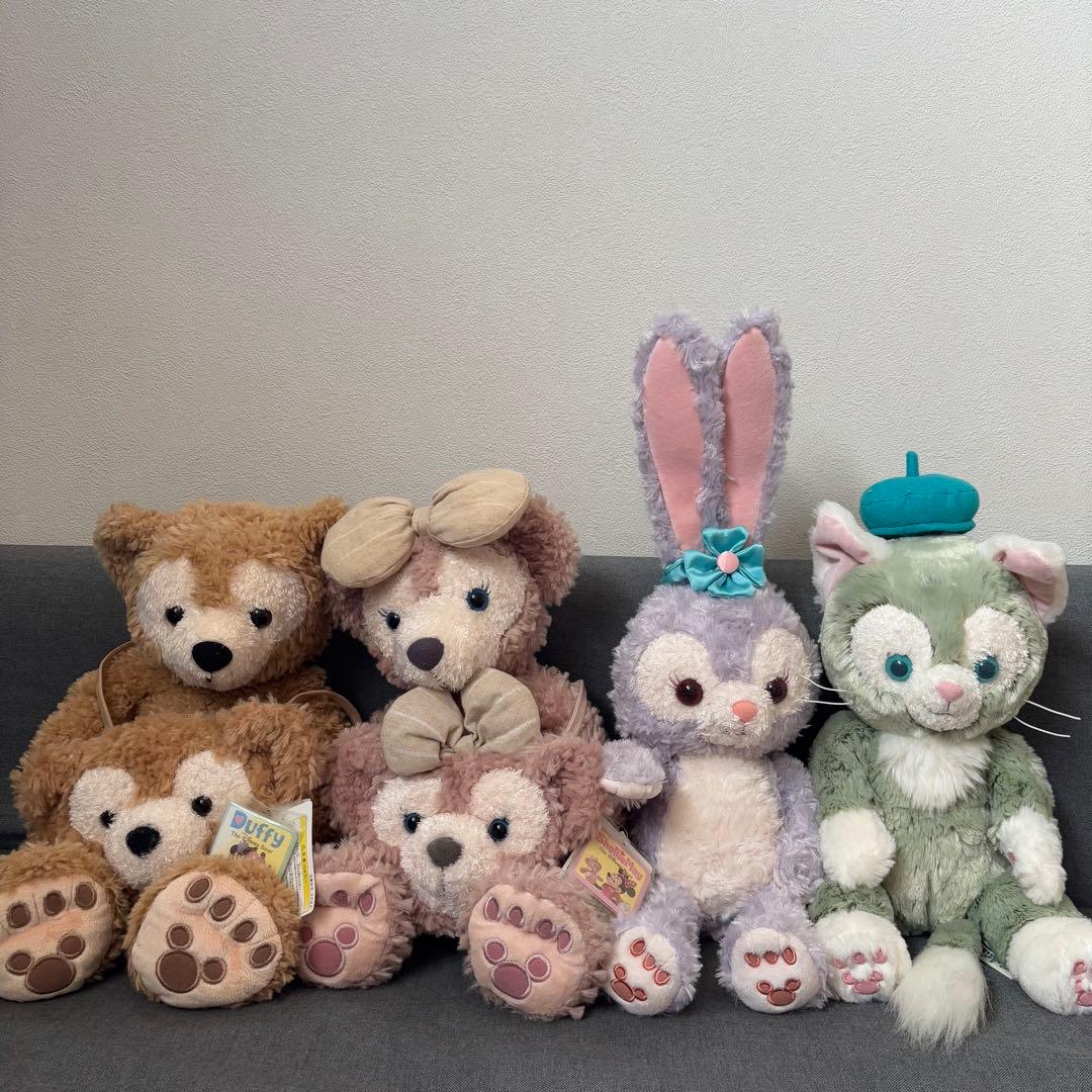 ダッフィー&フレンズぬいぐるみ　ダッフィ　シェリーメイ　ステラルー　ジェラトーニ