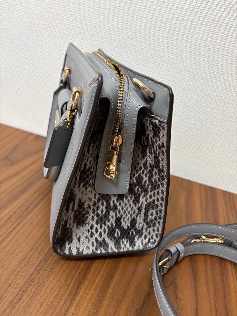 COACH　コーチ　2way　グレースキャリーオール　レザー　バック