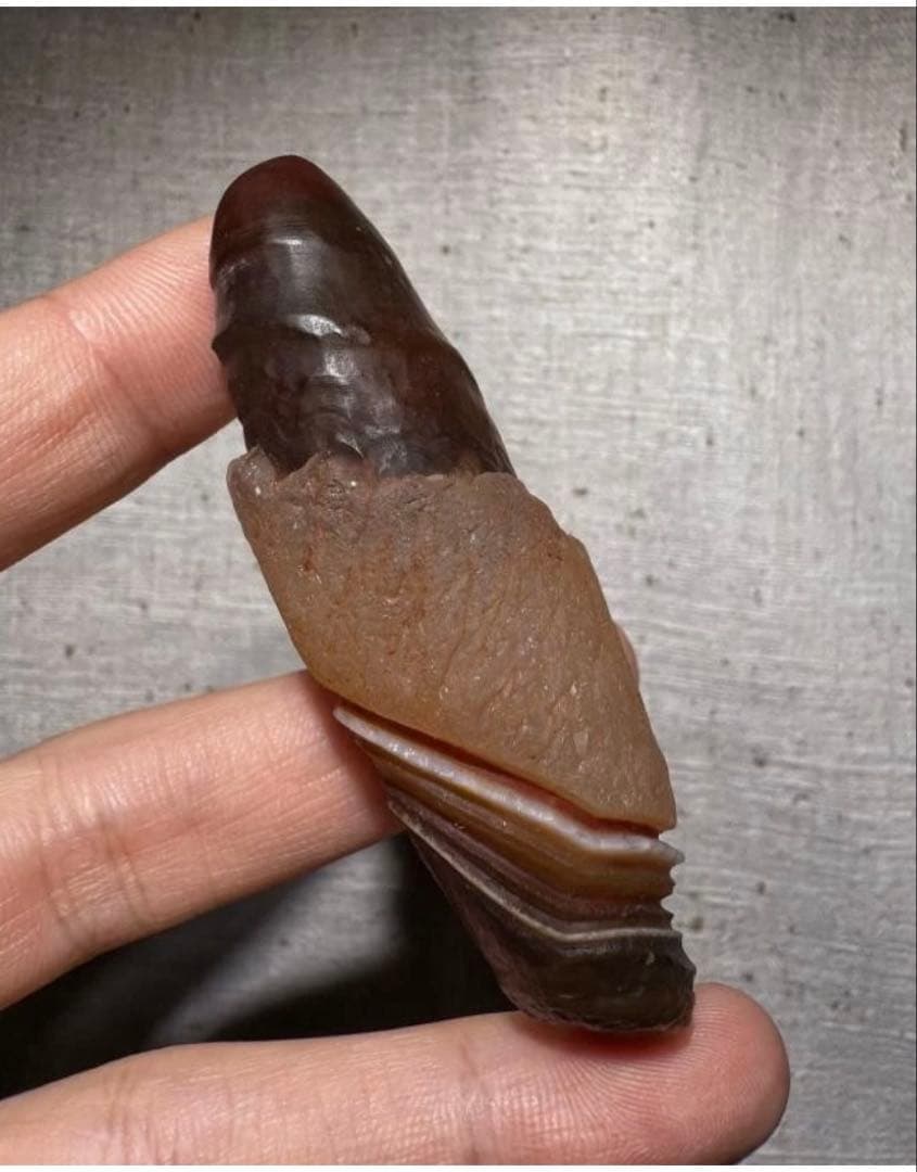 アラシャンゴビアゲート　蒙古瑪瑙　原石　水石　翡翠　オパール　根付　天珠 勾玉