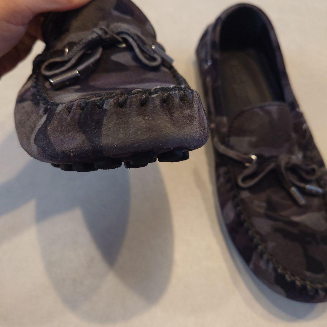 ルイヴィトン ドライビングシューズ　モカシン　カモフラ　迷彩　26cm