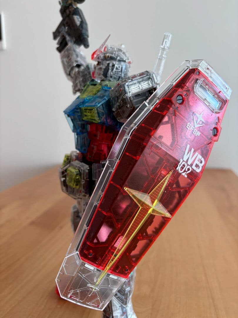【完成品】PG UNLEASHED 1/60 RX-78-2 ガンダム　クリア