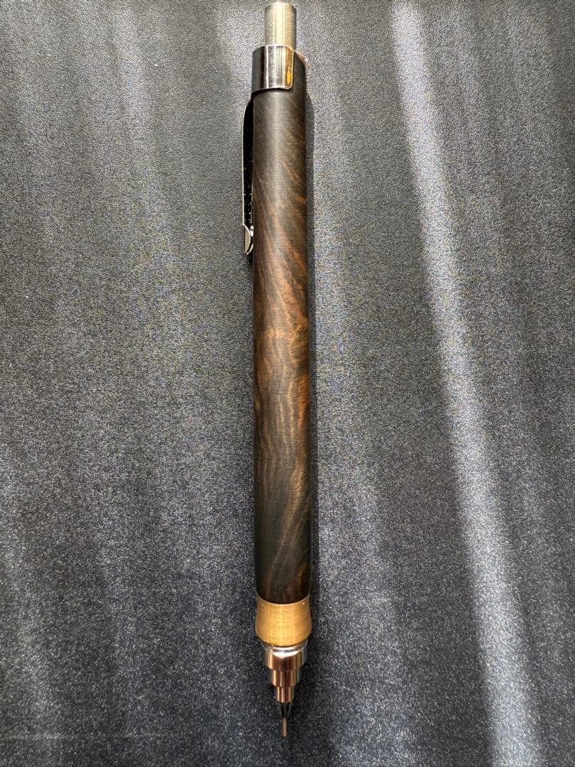 handwood 黒檀瘤杢シャーペン0.5mm