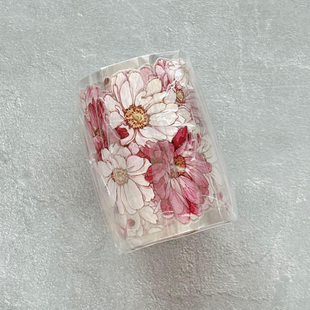 繁花文创《暖菊》海外マスキングテープ　マステ 【2660】