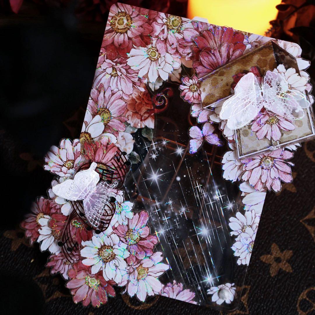 繁花文创《暖菊》海外マスキングテープ　マステ 【2660】