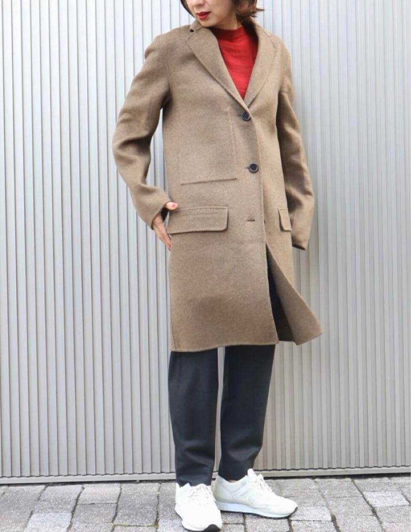 ドゥロワー購入sofie d'hoore ウールチェスターコート リバーコート