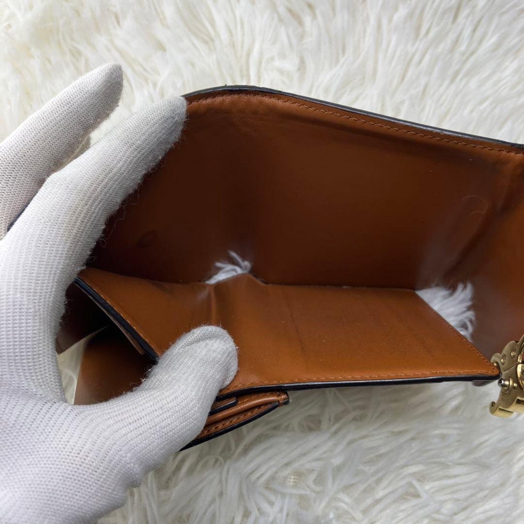 極美品✨セリーヌ トリオンフ スモールウォレット テキスタイル 三つ折財布