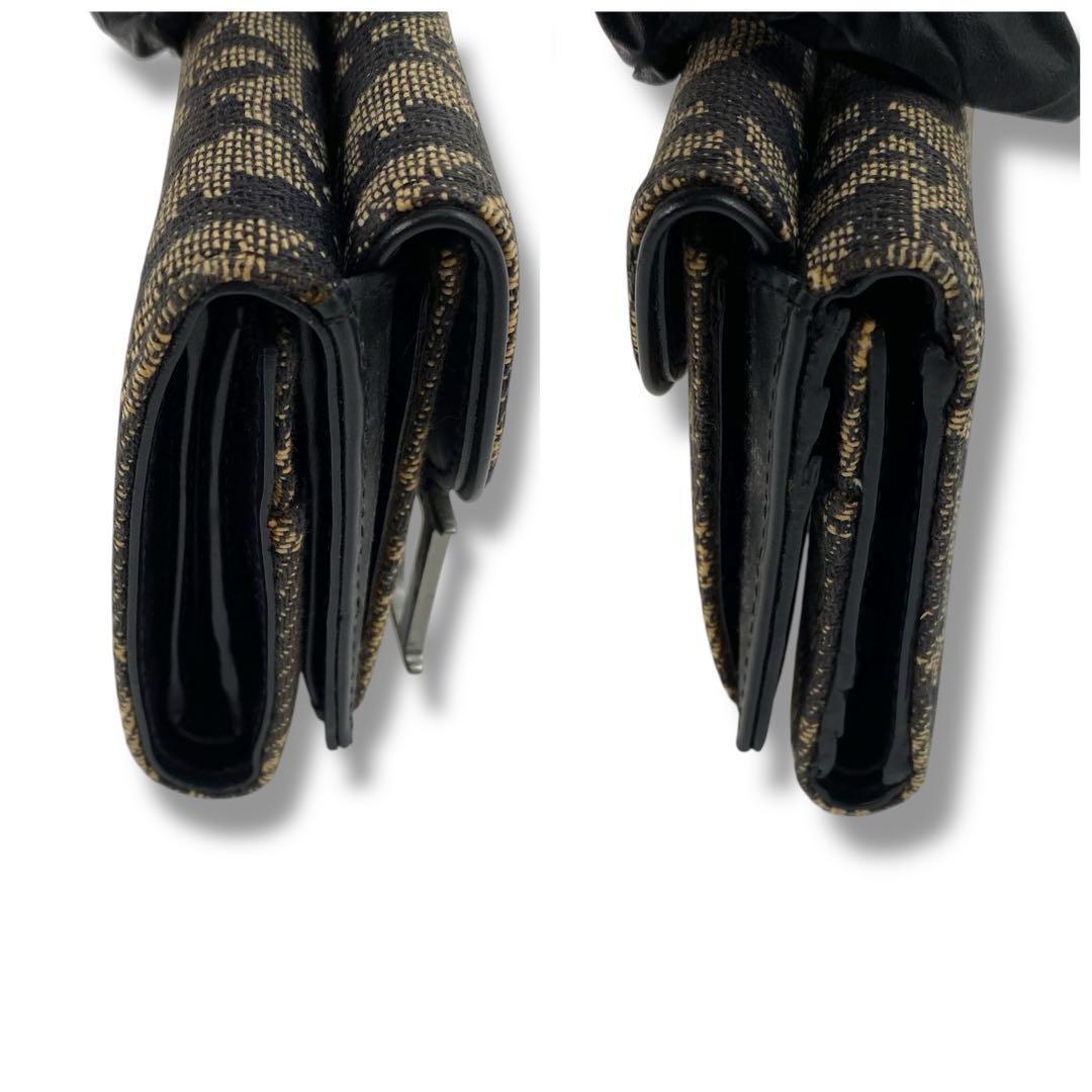 クリスチャンディオール Dior 折り財布 トロッター サドル オブリーク