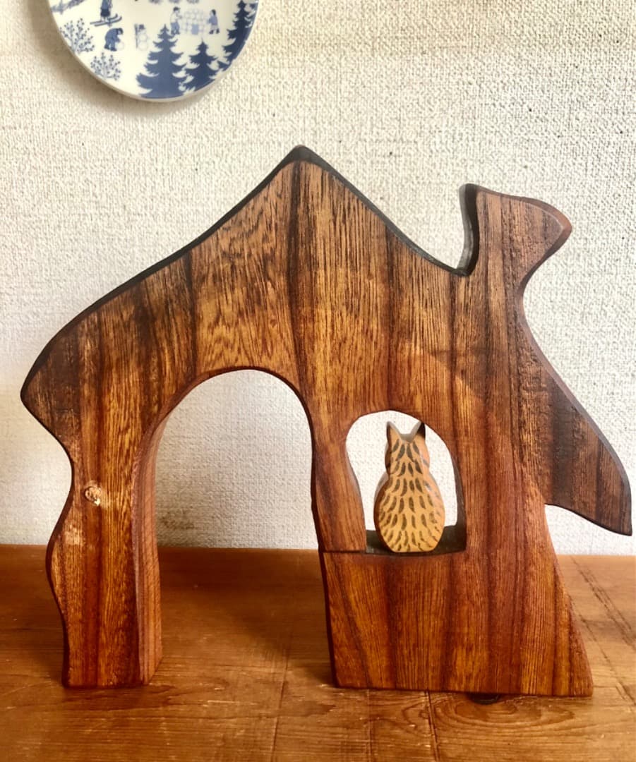 オストハイマー　ヴィンテージ　おうちと白ふくろうのセット