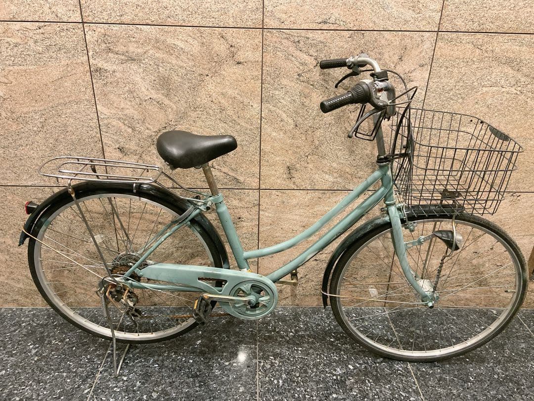 3段変速付き！丸石　マルイシMARUISHI自転車　シティーサイクル　ママチャリ