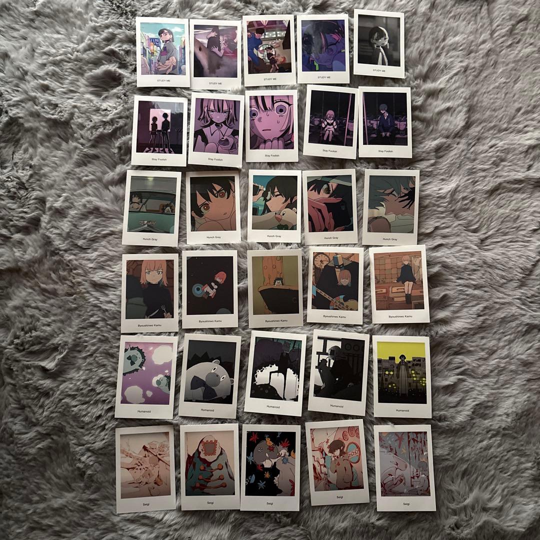 ずっと真夜中でいいのに。　ずとまよ　MVスナップステッカー　コンプリート