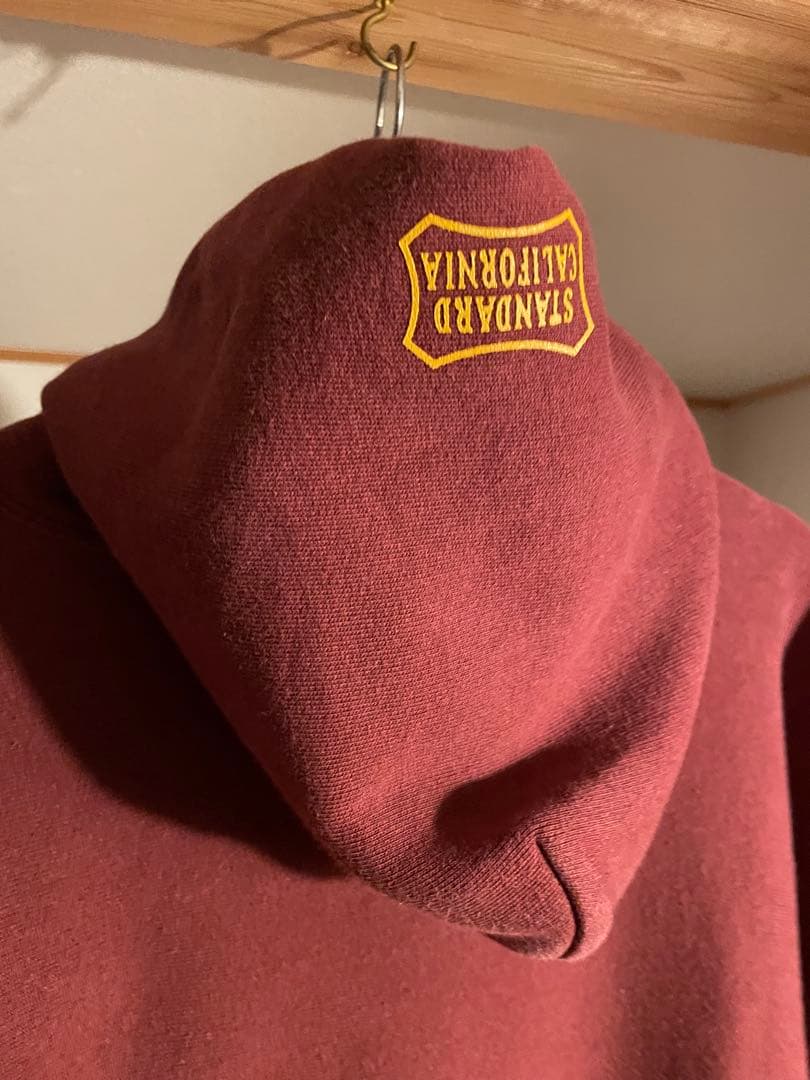 momo SD × Champion リバースウィーブ L バーガンディ