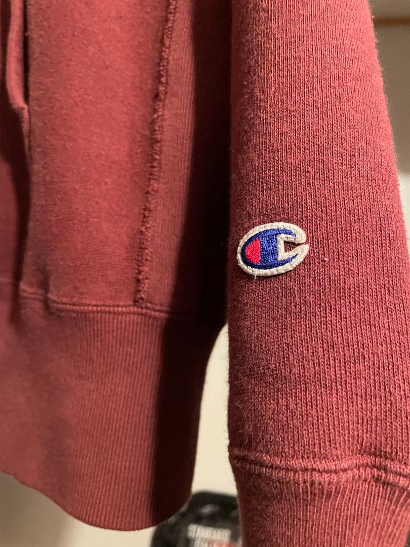 momo SD × Champion リバースウィーブ L バーガンディ