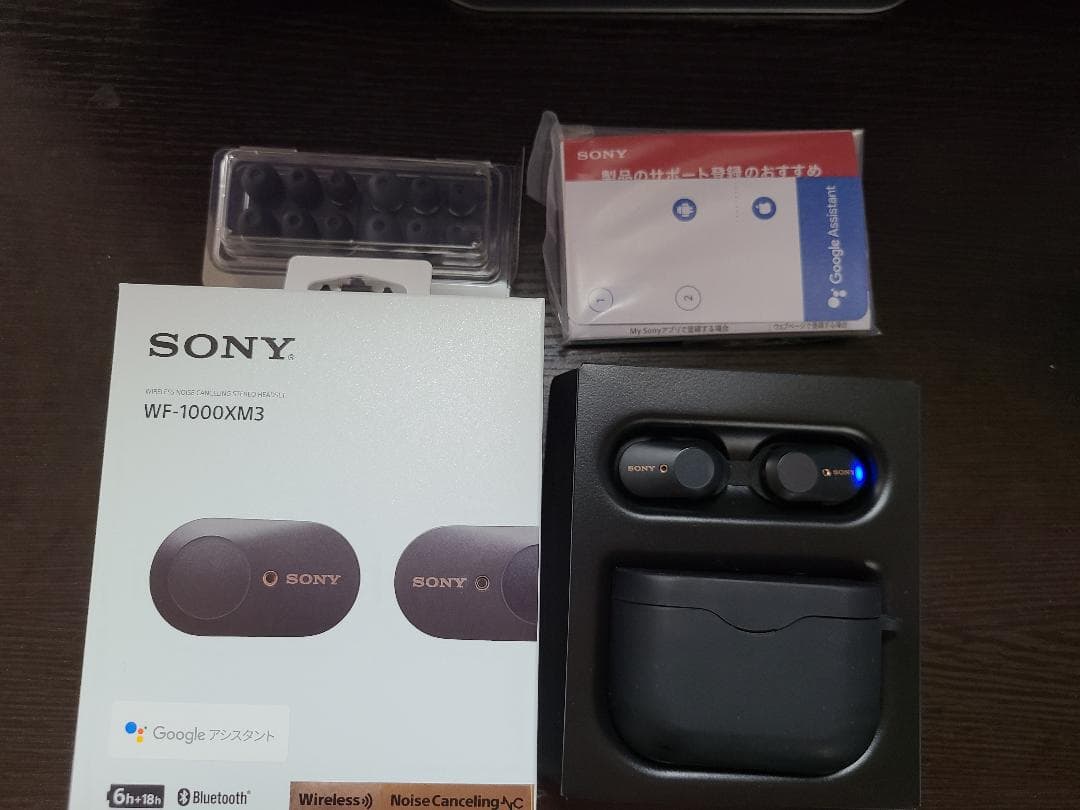 フルワイヤレスイヤホン WF-1000XM3-BM ノイズキャンセリング対応