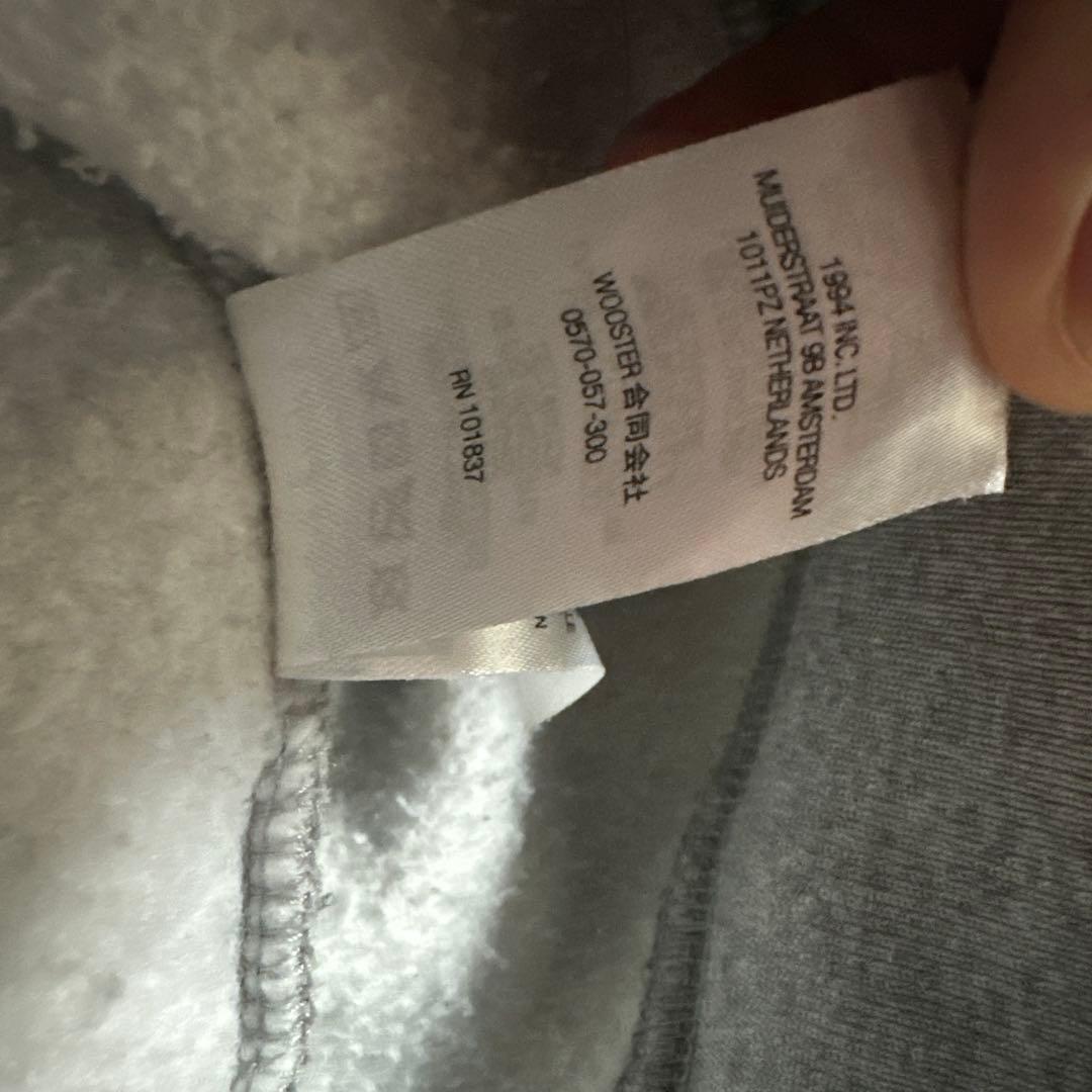 Supreme グレー パーカー Sロゴ