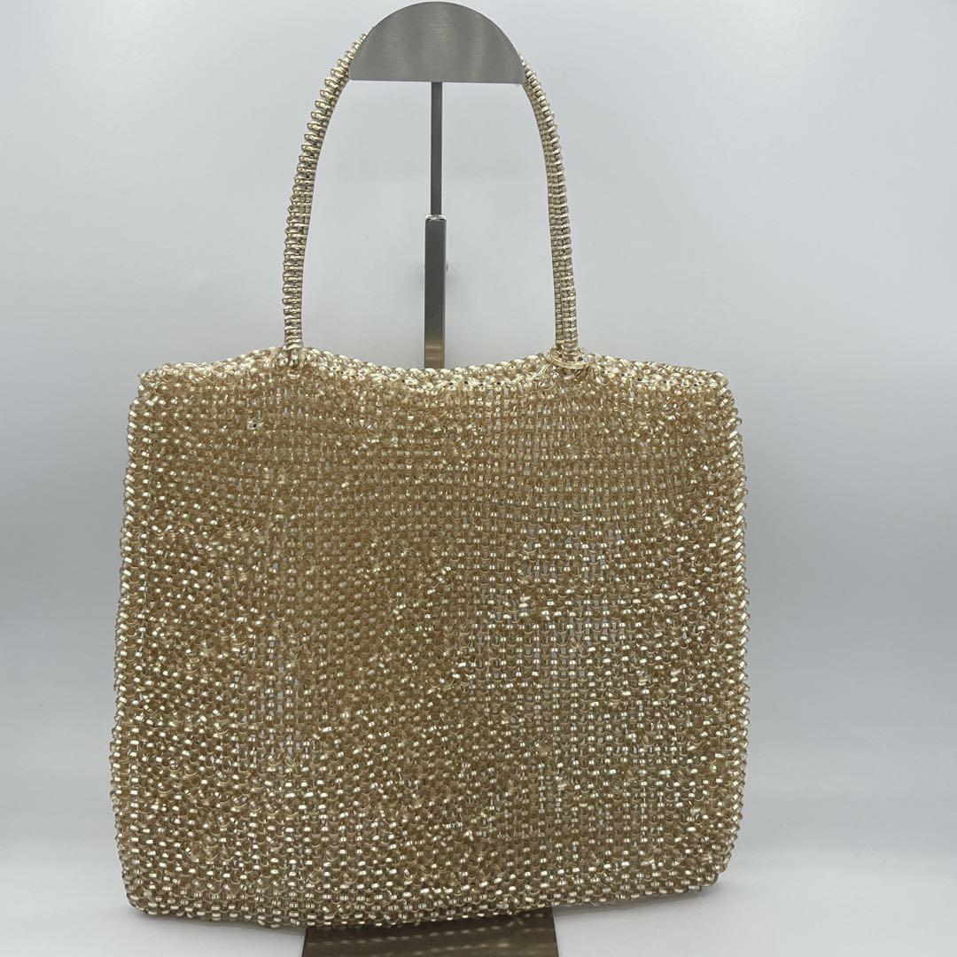 美品　アンテプリマ　スタンダードスクエア ミディアム　シャンパンゴールド