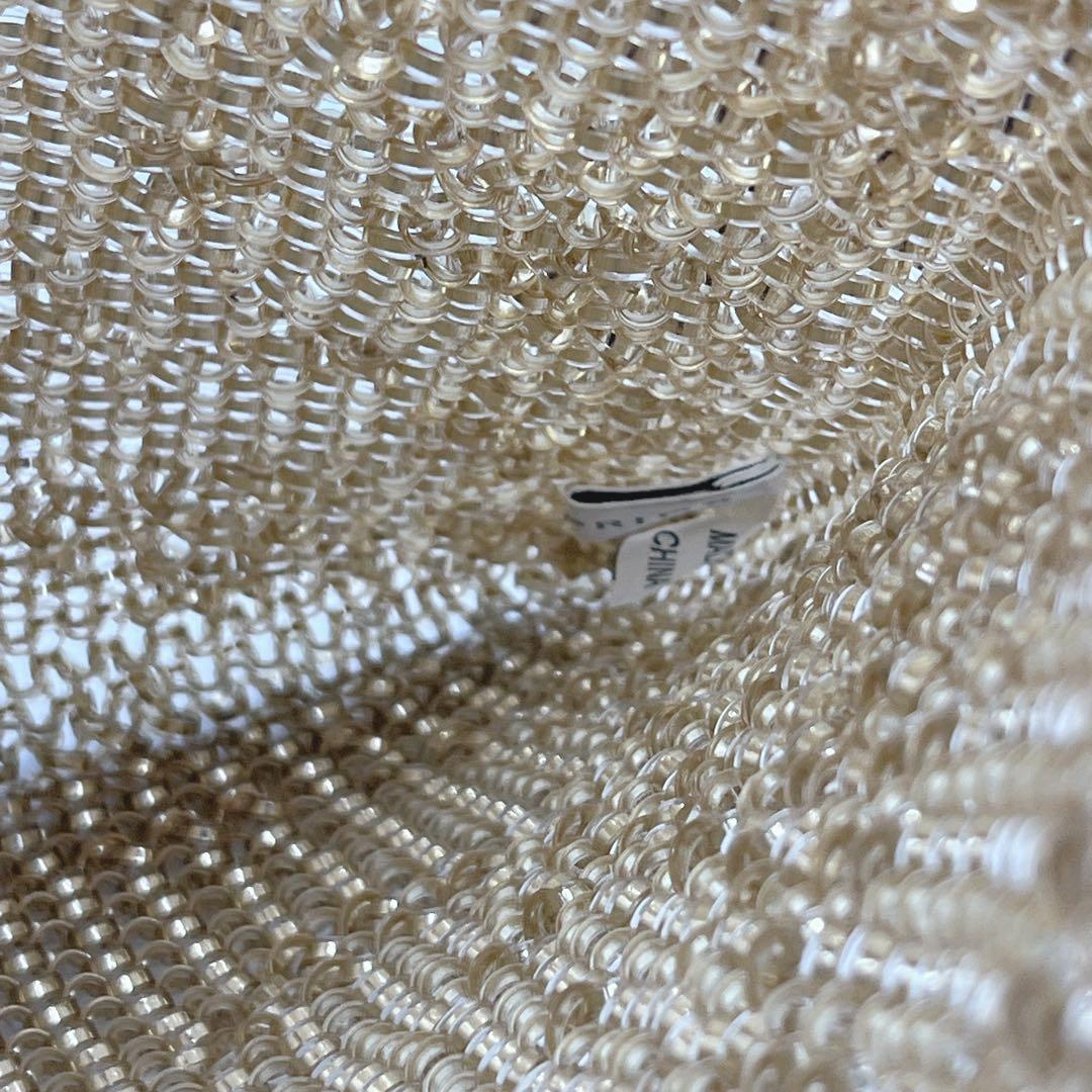 美品　アンテプリマ　スタンダードスクエア ミディアム　シャンパンゴールド