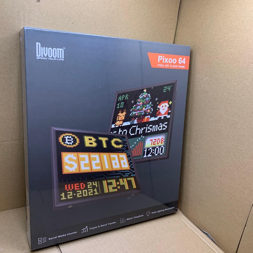 新品　Divoom Pixoo 64 置き時計