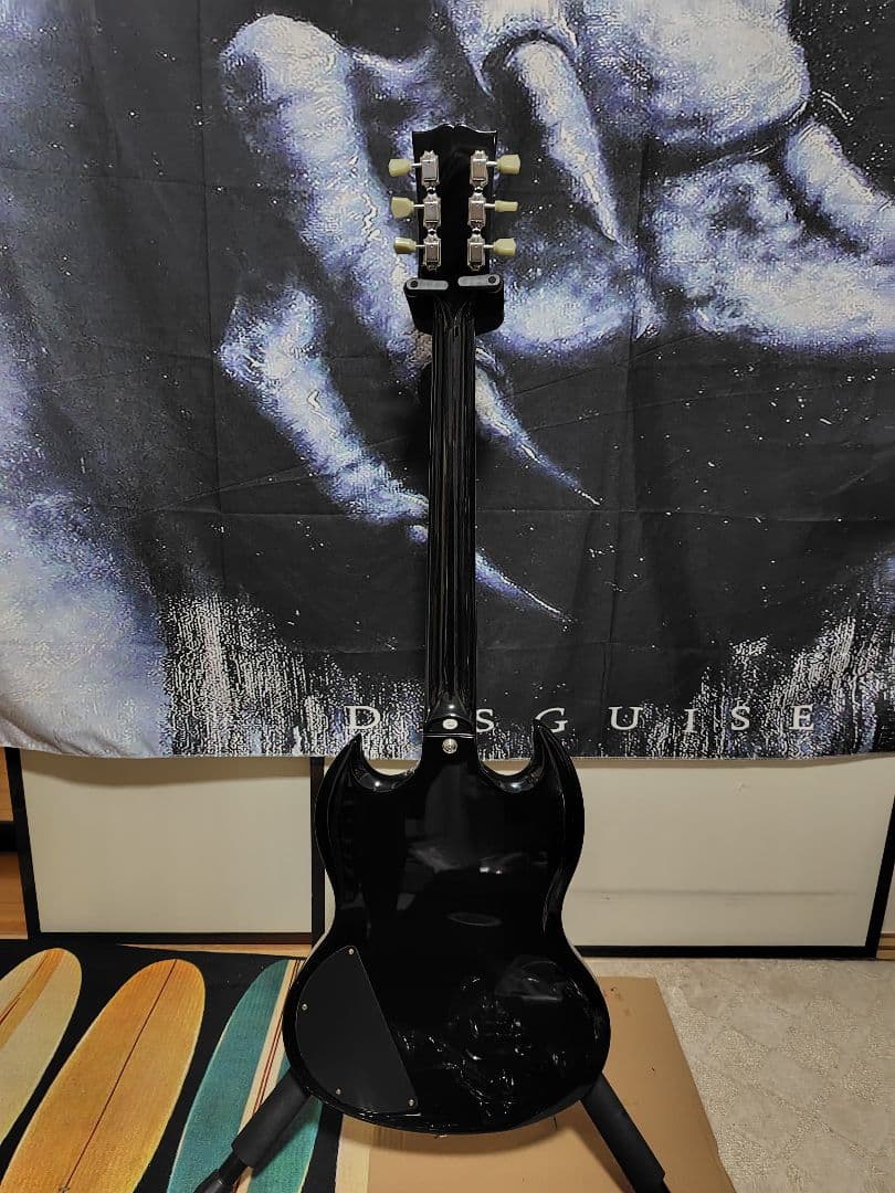 ブラック SGスタイル エレキギター