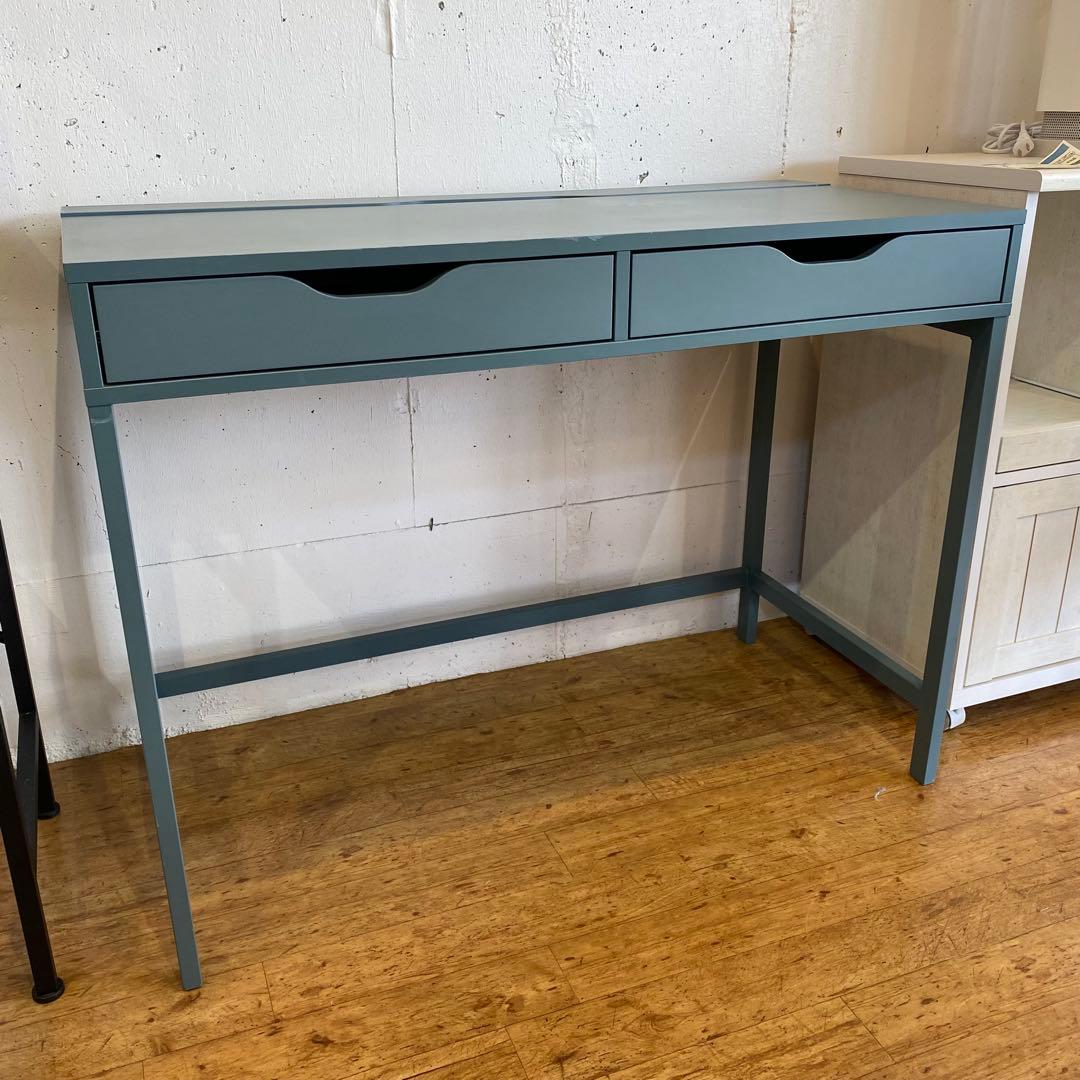 【地域限定無料配送✨】IKEA デスク ALEX グレーターコイズ