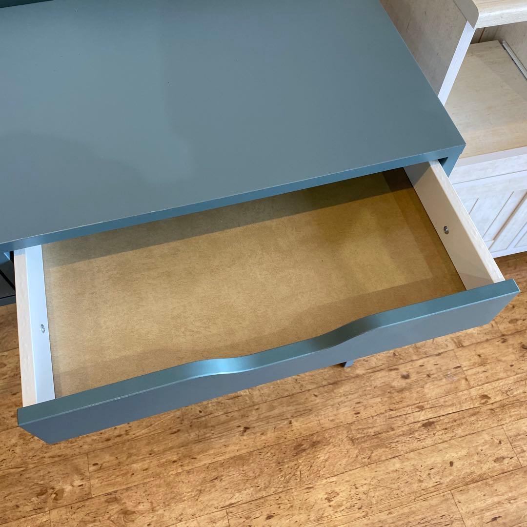 【地域限定無料配送✨】IKEA デスク ALEX グレーターコイズ