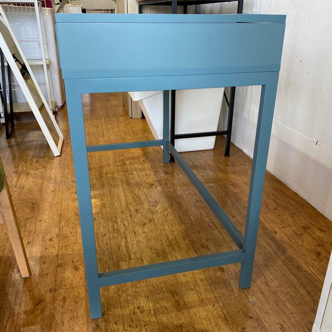 【地域限定無料配送✨】IKEA デスク ALEX グレーターコイズ