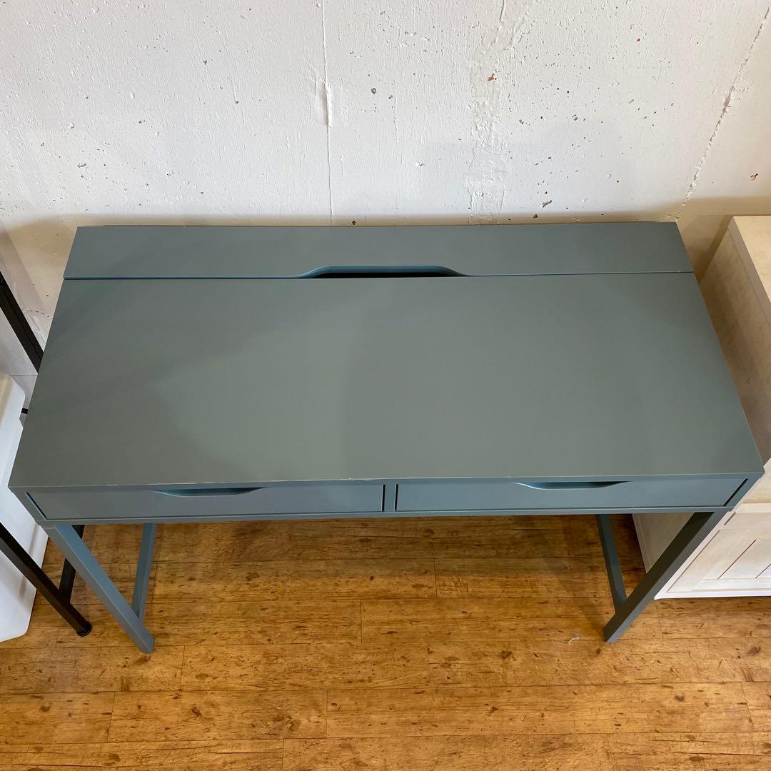 【地域限定無料配送✨】IKEA デスク ALEX グレーターコイズ