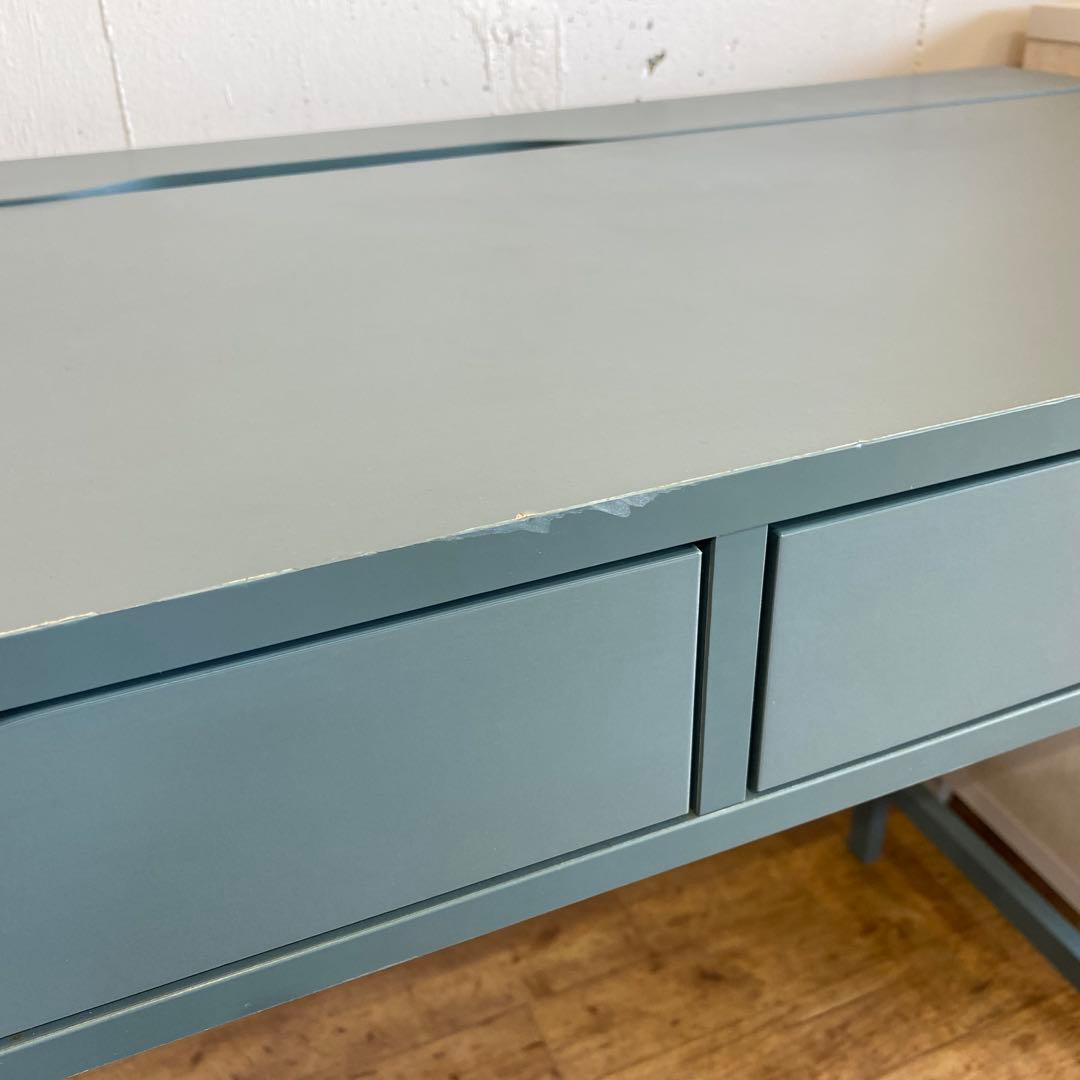 【地域限定無料配送✨】IKEA デスク ALEX グレーターコイズ