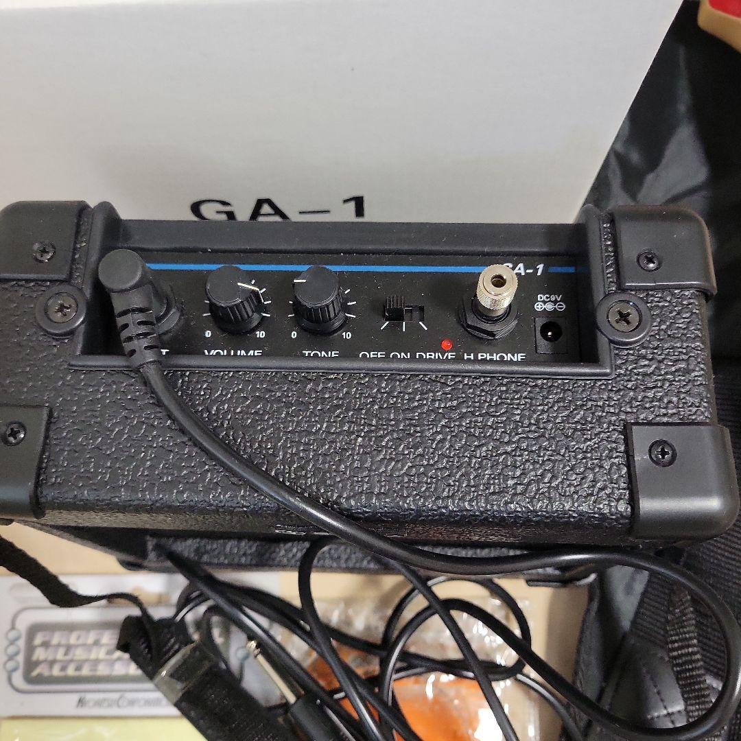 SELVA エレキギター レッド アンプ付き