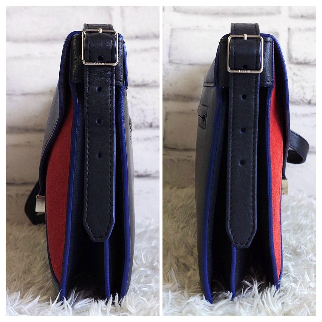 セリーヌ 2way ダイヤモンド ショルダーバッグ フィービー期 トリコロール