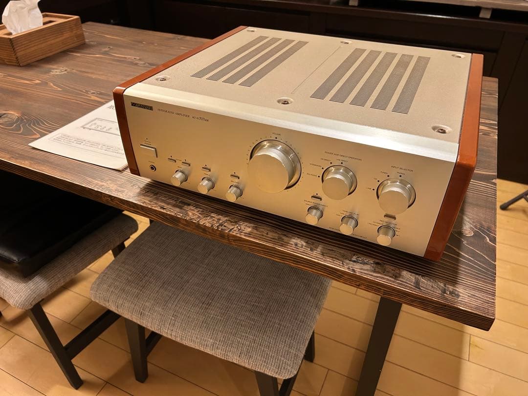 SANSUI AU-α707MRサンスイプリメインアンプ（ガリ有り）