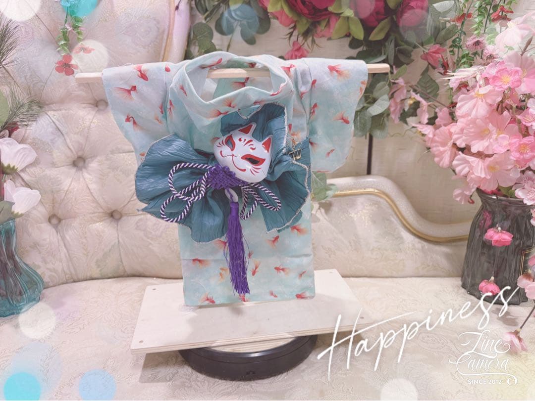 B432.pon2pan2☆オーダー☆犬浴衣☆金魚