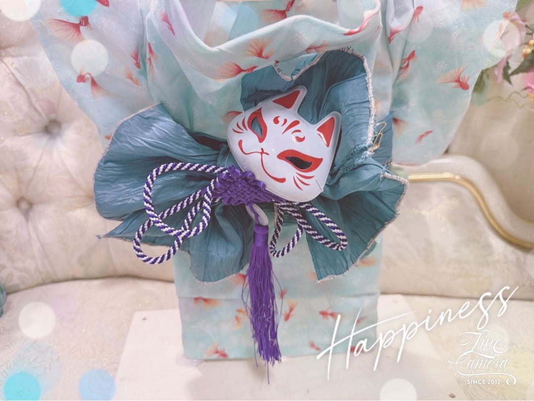 B432.pon2pan2☆オーダー☆犬浴衣☆金魚