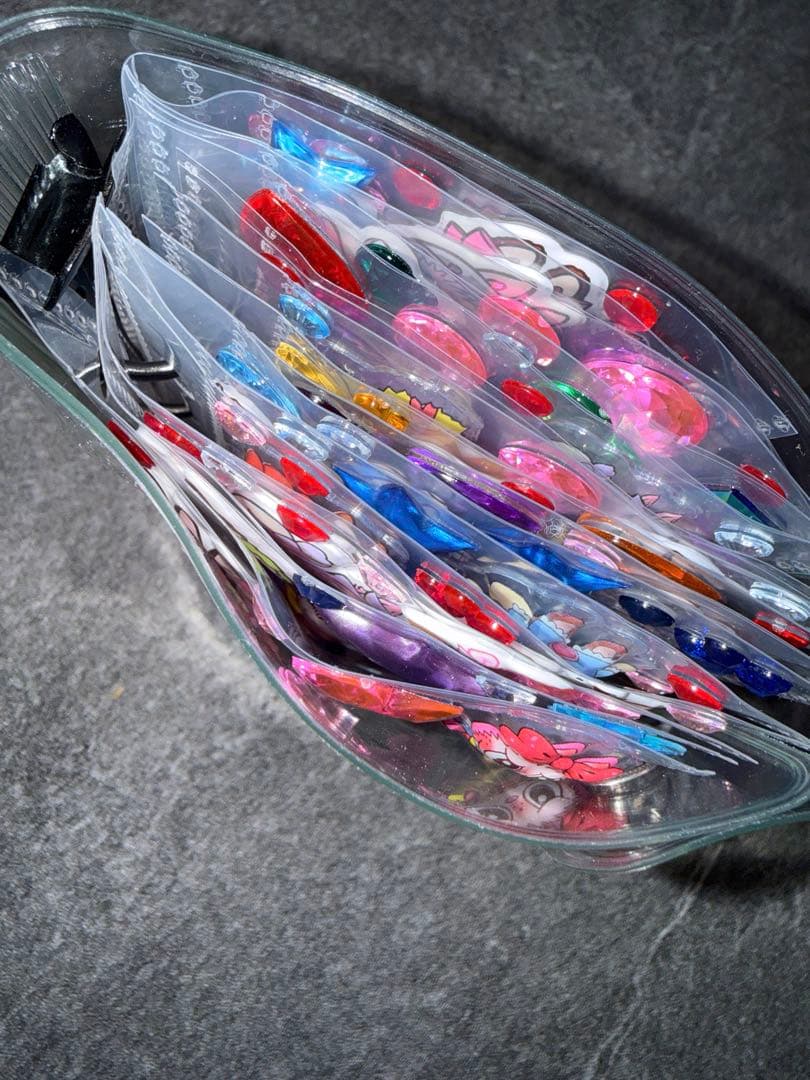 ラブブシール、和柄ボンボンドロップ、シャカシャカシール帳完成品4冊セット