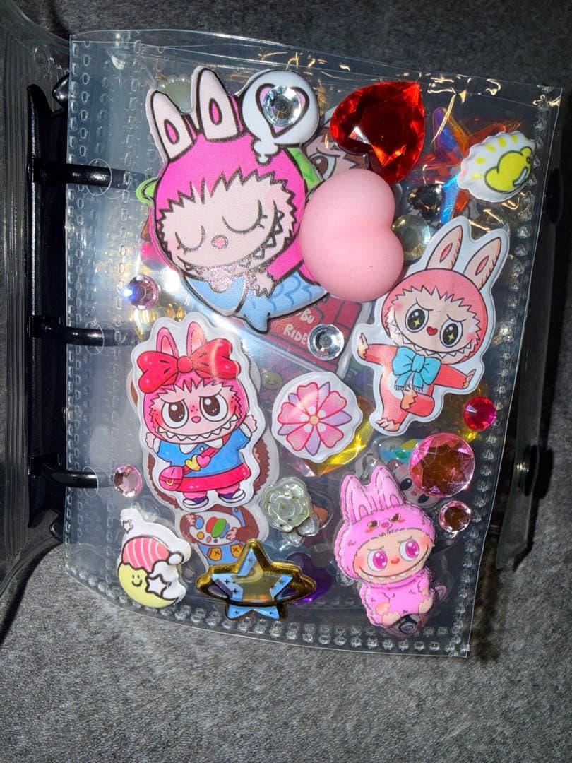 ラブブシール、和柄ボンボンドロップ、シャカシャカシール帳完成品4冊セット