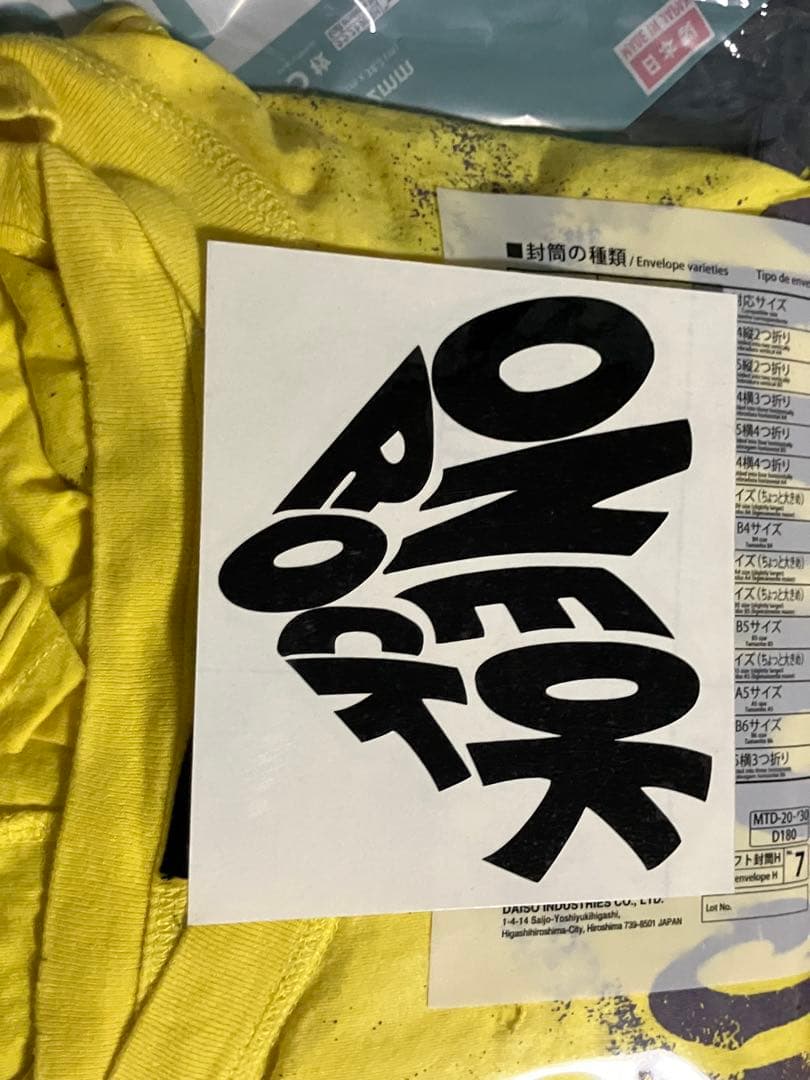 ワンオク Ambition 2017 ノースリーブ タンクトップ イエロー　M